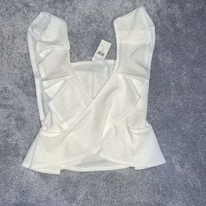 Fashion Nova ruffle shirt